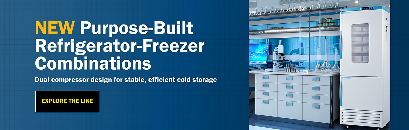 NEW! Purpose-Built Refrigerator- Freezer Combinations... Dual Compressor design for Stable, efficient cold storage. Explore the line!