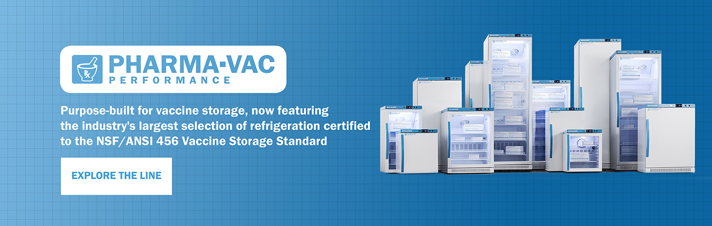 Including new vaccine refrigerators now available for recessed installation under ADA compliant counters