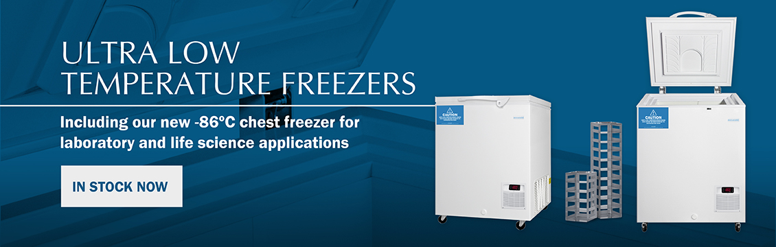 Including our new -86℃ chest freezer for laboratory and life science applications