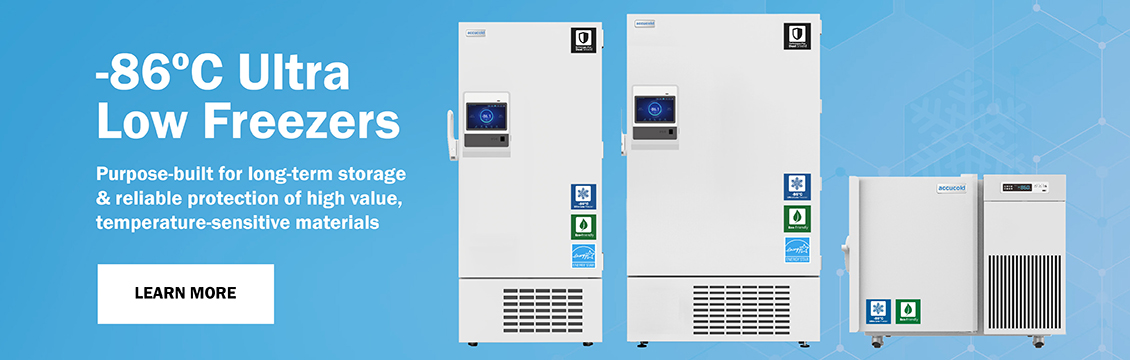 -86ºC Ultra Low Freezers.  Purpose-built for long term storage & reliable protection of high value temperature-sensitive materials